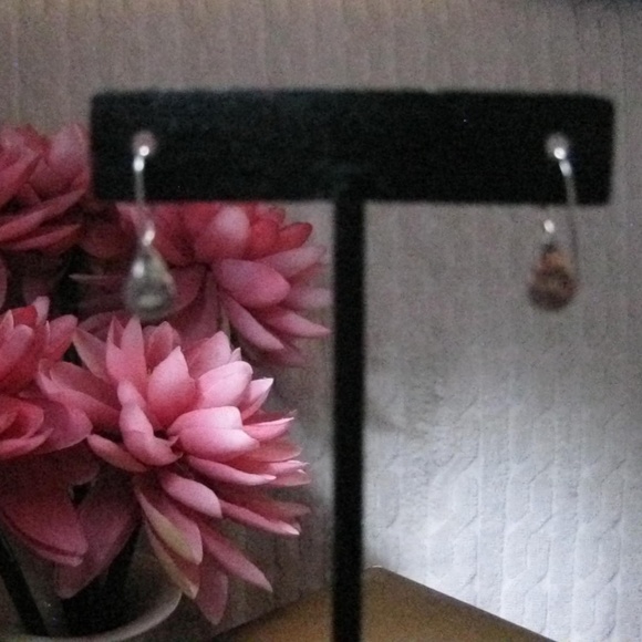 Sterling Silver and Copper Earrings - Picture 2 of 3